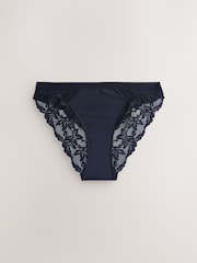 Cream Print/Navy 2 Pack Knickers - Image 9 of 10