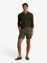 Polo Ralph Lauren Green 6-inch Polo Prepster Linen Shorts - Image 3 of 4