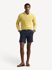 Polo Ralph Lauren Blue Straight Fit 8-inch Stretch Chino Shorts - Image 3 of 6