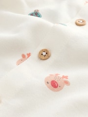 Ecru Short Sleeve Christmas Character Shirt (3mths-10yrs) - Image 4 of 4
