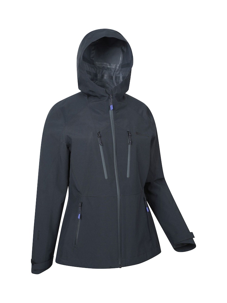 Mountain Warehouse Womens Rainstorm 2.5 Layer Waterproof Jacket - Imagen 2 de 5