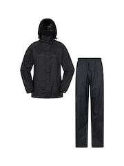 Mountain Warehouse Black Womens Pakka Waterproof Jacket & Pants Set - Image 1 of 11