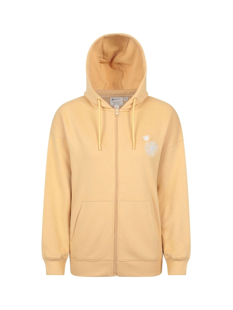 Mountain Warehouse Yellow Womens Embroidered Sunflower Full-Zip Hoodie - Image 1 of 5