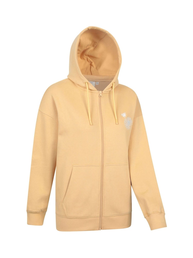 Mountain Warehouse Yellow Womens Embroidered Sunflower Full-Zip Hoodie - Image 2 of 5