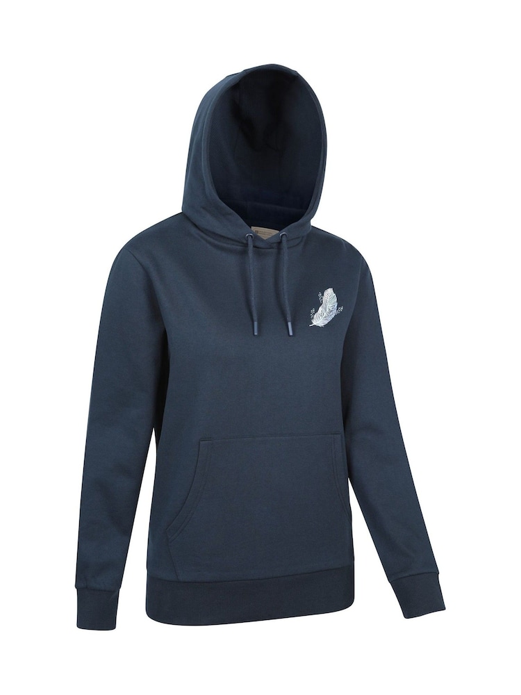 Mountain Warehouse Blue Womens Printed Floating Feather Hoodie - Image 2 of 6