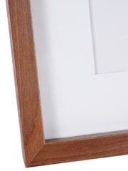 Libra Interiors Brown Ruben Photo Frame Rubberwood 10x15cm - Image 6 of 6