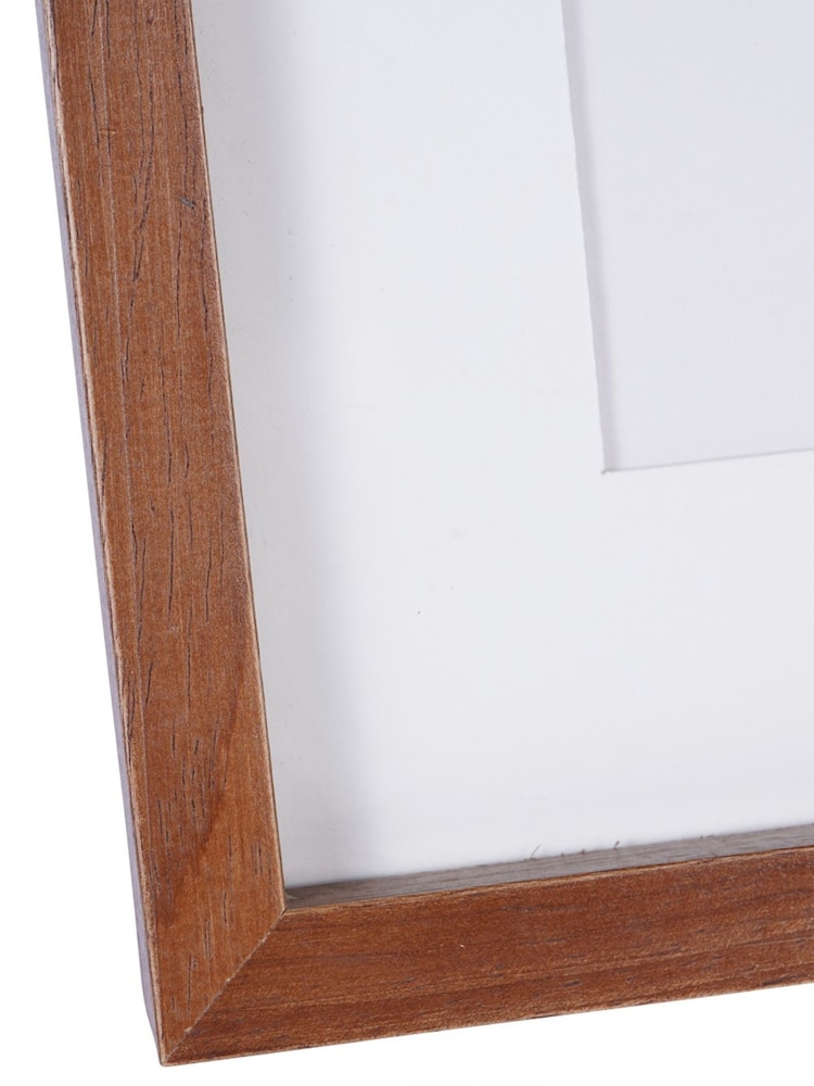 Libra Interiors Brown Ruben Photo Frame Rubberwood 10x15cm - Image 6 of 6