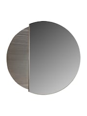 Libra Interiors Black Belvedere Wall Mirror 90cm - Image 2 of 4