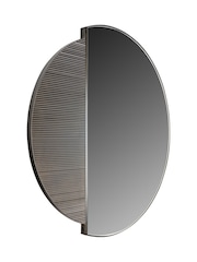 Libra Interiors Black Belvedere Wall Mirror 90cm - Image 3 of 4