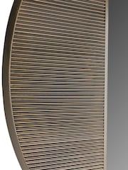 Libra Interiors Black Belvedere Wall Mirror 90cm - Image 4 of 4