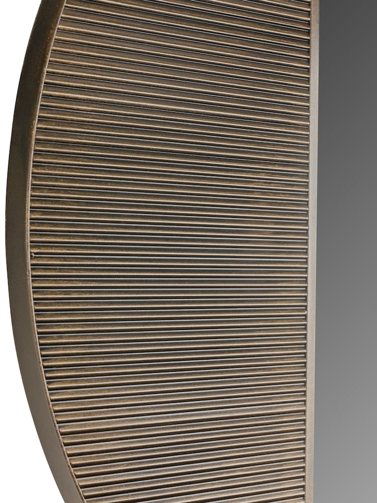 Libra Interiors Black Belvedere Wall Mirror 90cm - Image 4 of 4