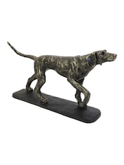 Libra Interiors Bronze Hunter Dog Sculpture - Image 3 of 6