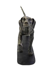 Libra Interiors Bronze Hunter Dog Sculpture - Image 4 of 6