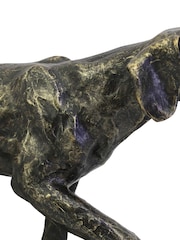 Libra Interiors Bronze Hunter Dog Sculpture - Image 5 of 6