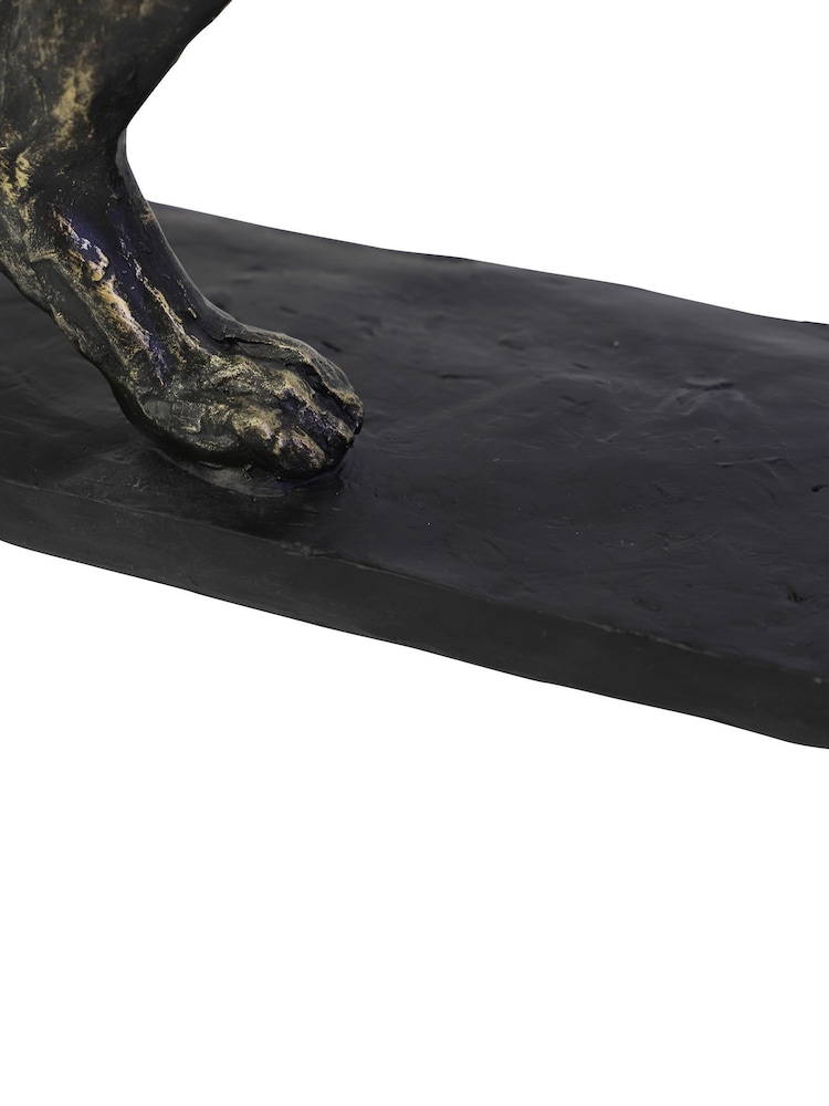 Libra Interiors Bronze Hunter Dog Sculpture - Image 6 of 6