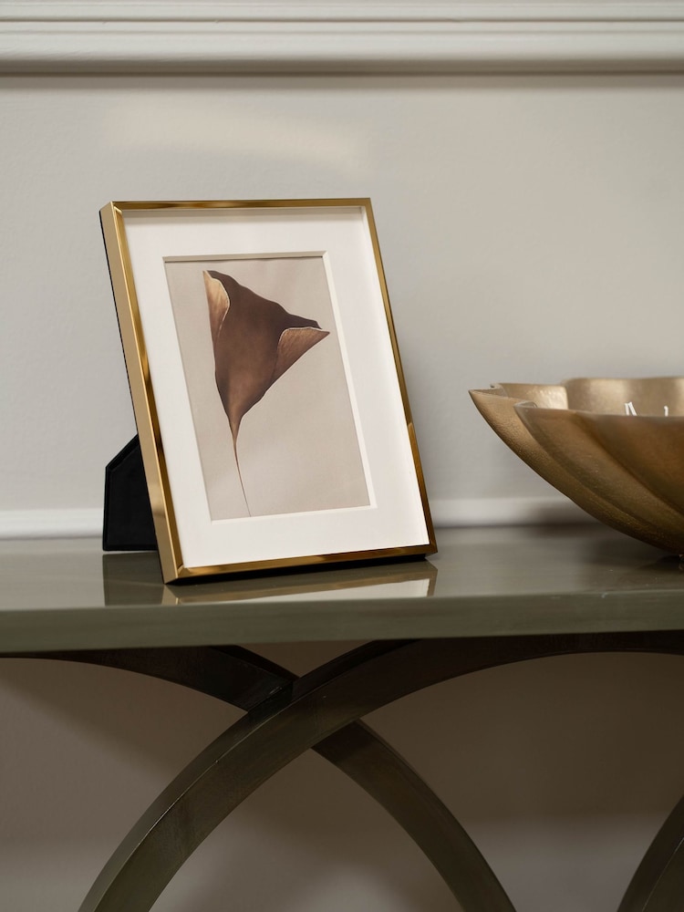 Libra Interiors Gold Strand Photo Frame Iron 13x18cm 3D - Image 1 of 6 Libra Interiors Gold Strand Photo Frame Iron 13x18cm 3D - Image 1 of 6