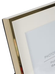 Libra Interiors Gold Strand Photo Frame Iron 13x18cm 3D - Image 5 of 6