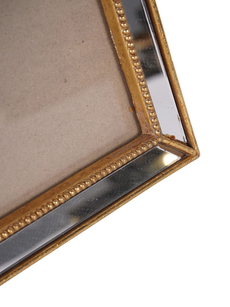 Libra Interiors Gold Danes Photo Frame Mirror Polyresin 13x18cm - Image 4 of 4