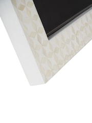 Libra Interiors White Aspen Bone Inlay Photo Frame 8x10 - Image 6 of 6