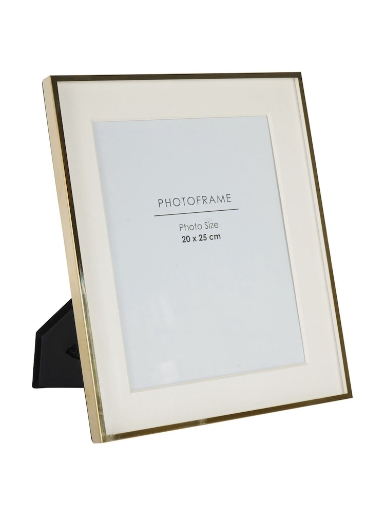 Libra Interiors Gold Strand Photo Frame Iron 20x25cm 3D - Image 2 of 6