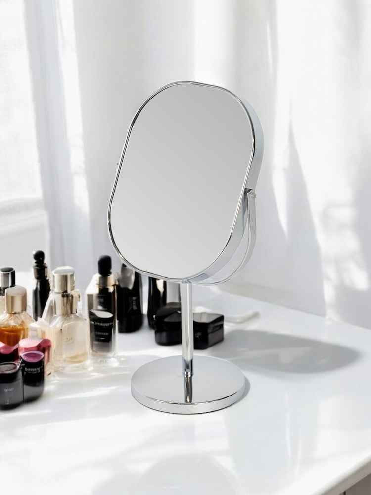 Showerdrape Nikon 3x Magnifying Oval Vanity Mirror - Imagen 1 de 2