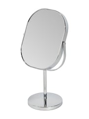 Showerdrape Chrome Nikon 3x Magnifying Oval Vanity Mirror - Image 3 of 4