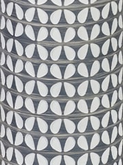 Showerdrape 4 Piece Grey Ravello Geo Floral Bathroom Accessory Set - Image 6 of 6