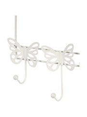 Showerdrape Set of 2 Butterflies Over Door Storage Hooks - Imagen 5 de 5