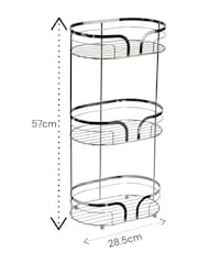 Showerdrape Chrome Dante Freestanding Floor Caddy - Image 2 of 2