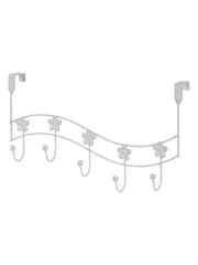 Showerdrape Set of 2 Flowers Over Door Storage Hooks - Imagem 4 de 4