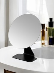Showerdrape Black Corus Round Vanity Mirror - Image 1 of 2