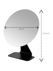 Showerdrape Black Corus Round Vanity Mirror - Image 2 of 2