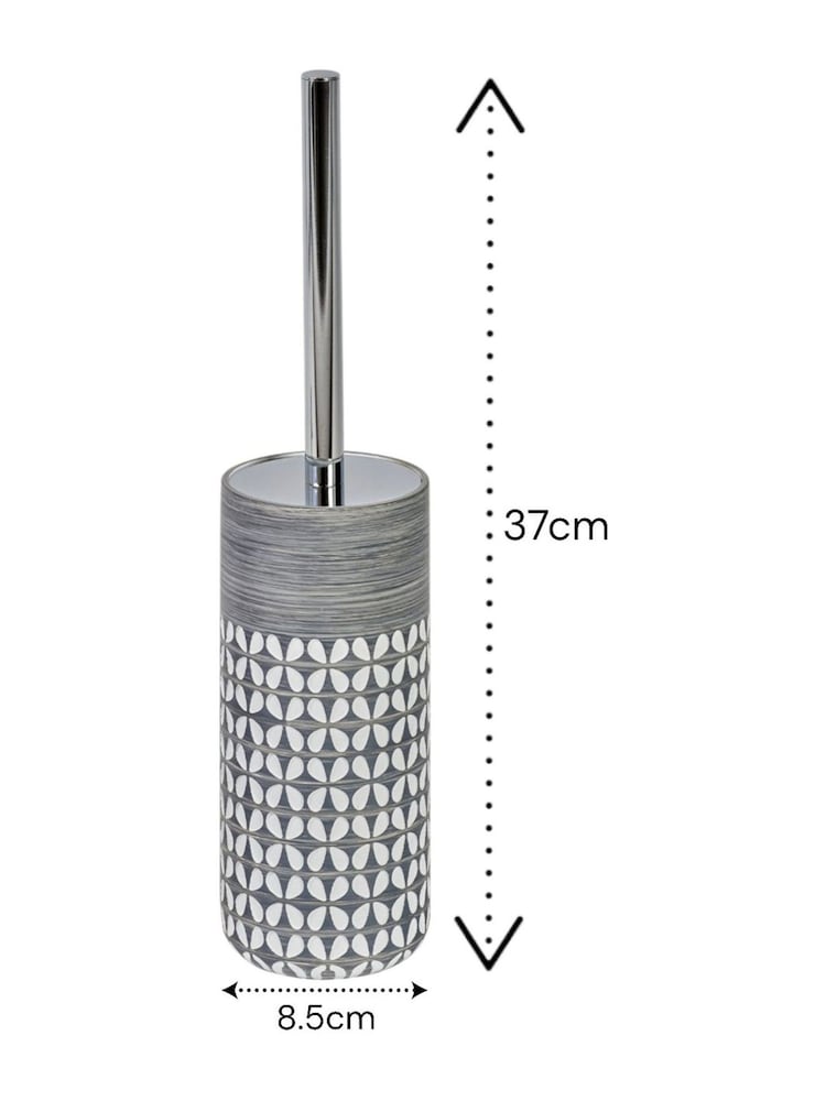 Showerdrape Ravello Geo Floral Toilet Brush & Holder - Imagen 2 de 3 Showerdrape Ravello Geo Floral Toilet Brush & Holder - Imagen 2 de 3