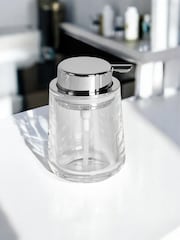 Showerdrape 3 Piece Clear Clarion Clear Acrylic Bathroom Set - Image 2 of 4