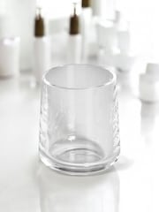 Showerdrape 3 Piece Clear Clarion Clear Acrylic Bathroom Set - Image 3 of 4