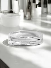 Showerdrape 3 Piece Clear Clarion Clear Acrylic Bathroom Set - Image 4 of 4