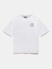 Mint Velvet Green Tennis Graphic T-Shirt - Image 7 of 8