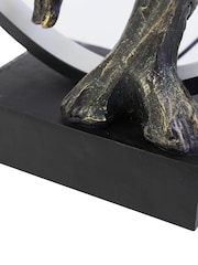 Libra Interiors Bronze Lovers on Branch Light Sculpture LED USB - Image 6 of 6