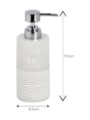 Dispensador de sabonete líquido listrado Bianco Showerdrape - Imagem 2 de 3