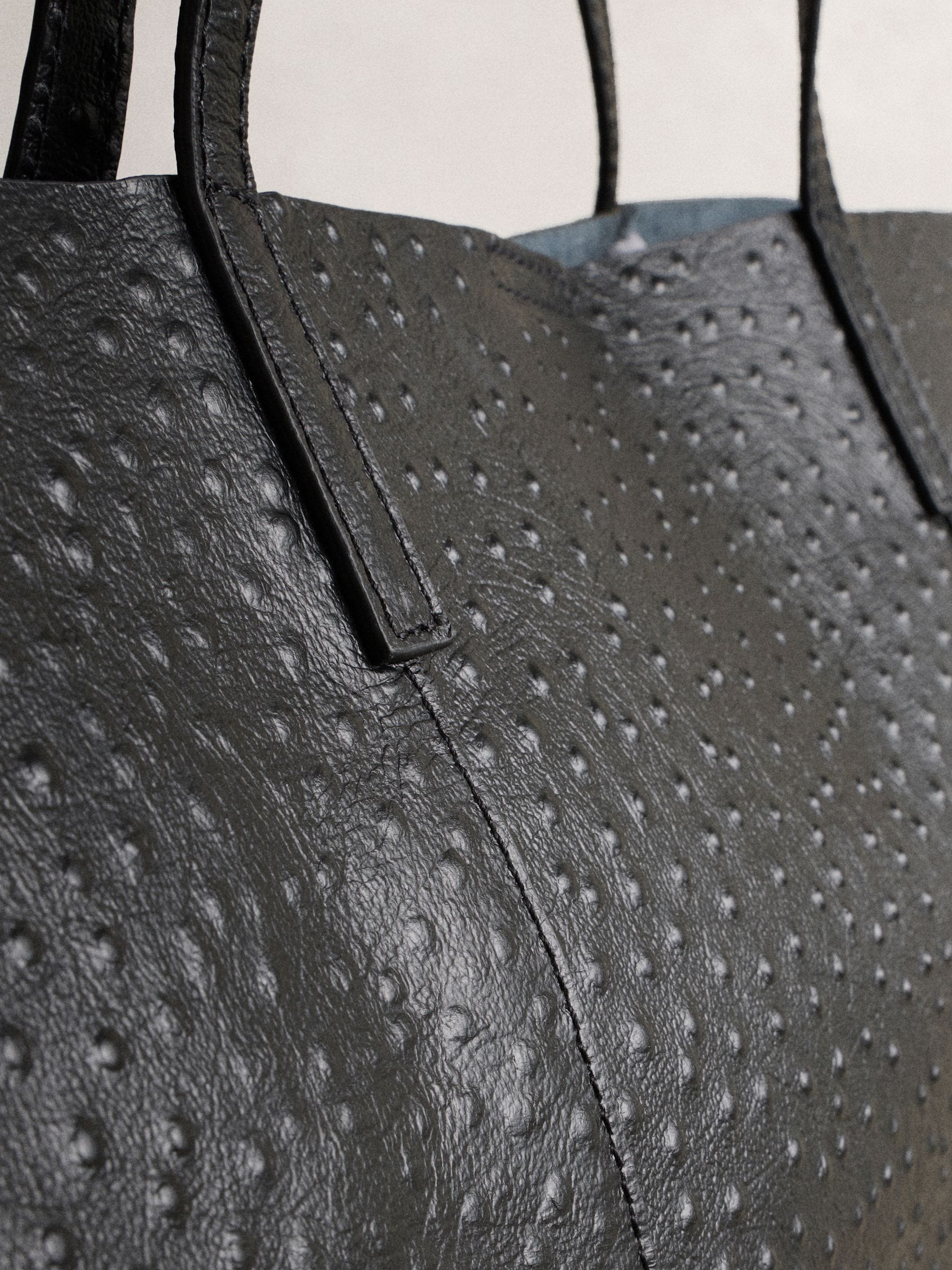 Buy Black N. Premium Large Leather Shopper Bag from Next USA