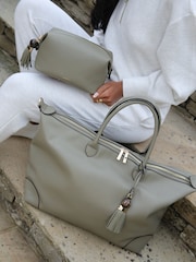 Luella Grey Lana Travel Weekender Bag - Image 4 of 6