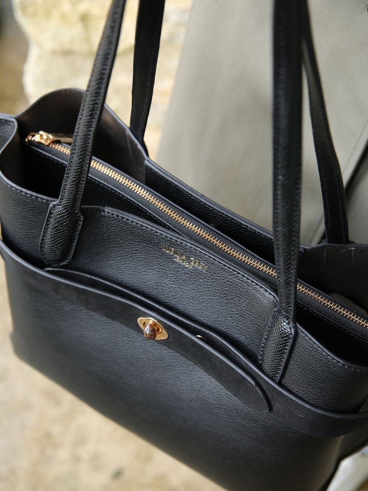 Luella Grey Oriana Laptop Tote - Image 8 of 8 Luella Grey Oriana Laptop Tote - Image 8 of 8