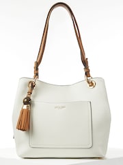 White - Luella Grey Sienna Hobo Tote - Image 4 of 7