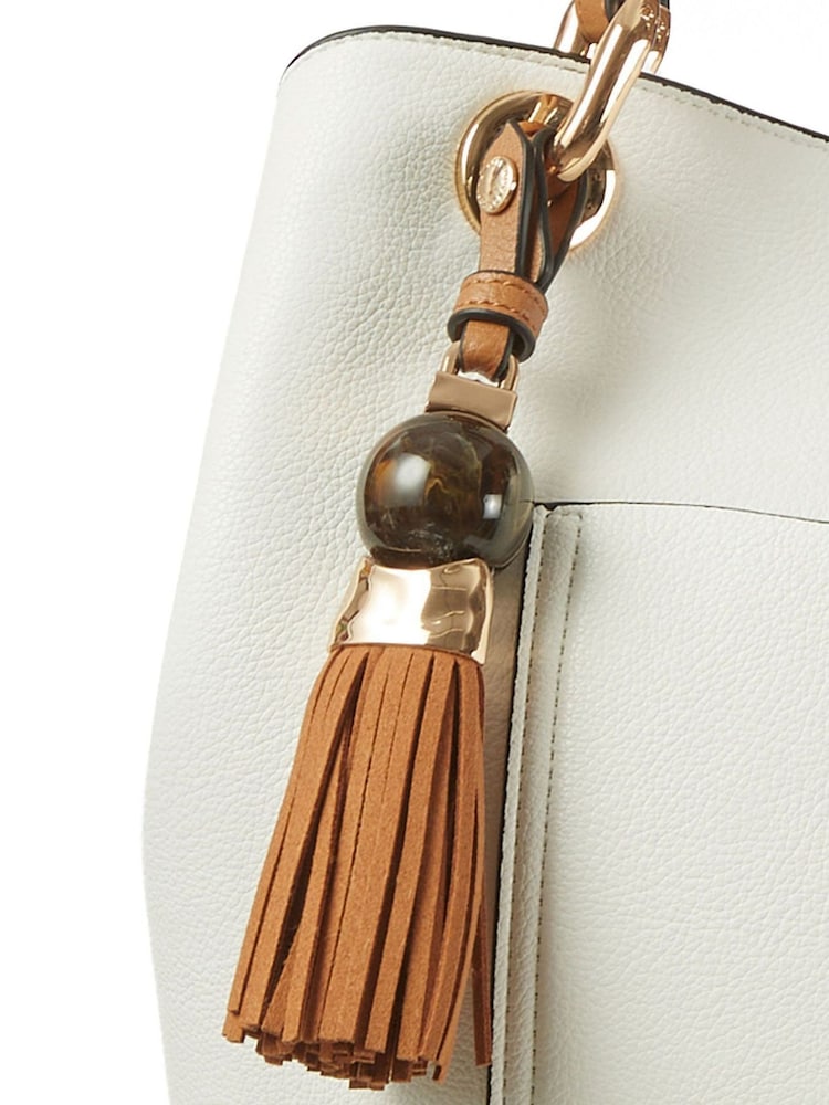 White - Luella Grey Sienna Hobo Tote - Image 7 of 7