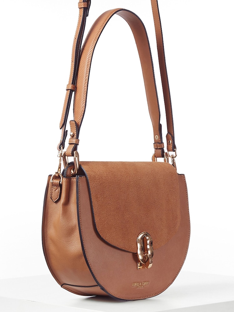 Luella Grey Mildred Saddle Cross-Body Bag - Image 2 of 9