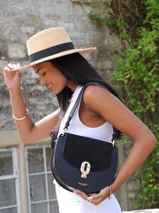 Luella Grey Mildred Saddle Cross-Body Bag - Image 7 of 9