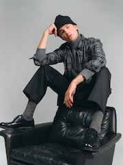 Barbour® International Black Basset Shirt - Image 6 of 8