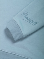 Pineapple Blue Off Shoulder Longline Sweat Top - Image 7 of 7