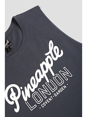 Pineapple Grey Sleeveless Crop T-Shirt - Image 6 of 6