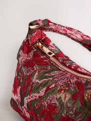 Red Tapestry Mini Hand Held Bag - Image 3 of 5